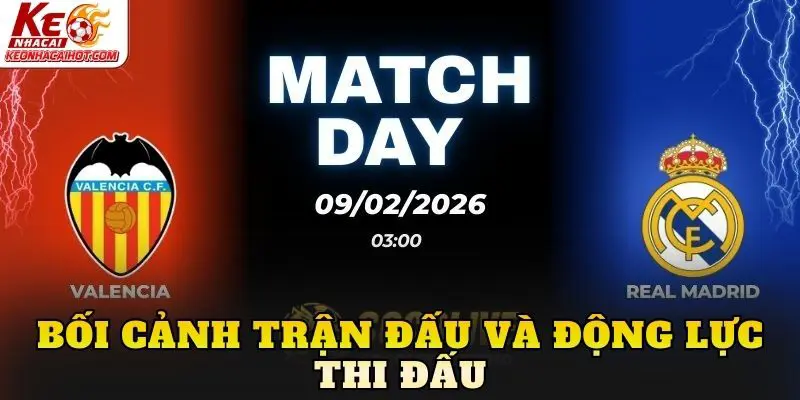 Bối cảnh trận đấu và động lực thi đấu
