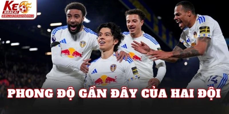 Phong độ gần đây của hai đội