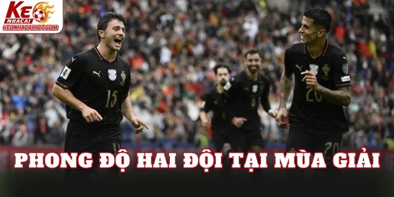 Phong độ hai đội tại mùa giải
